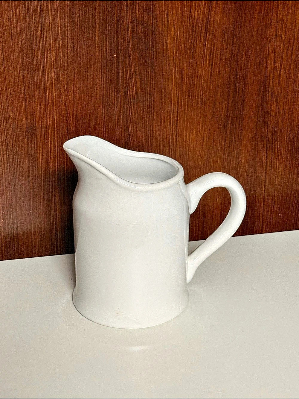 home essentials white ceramic pitcher Jar for 
 Serving or Decor